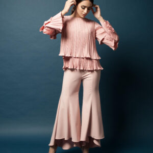 Blush Pleated Co-Ord Set